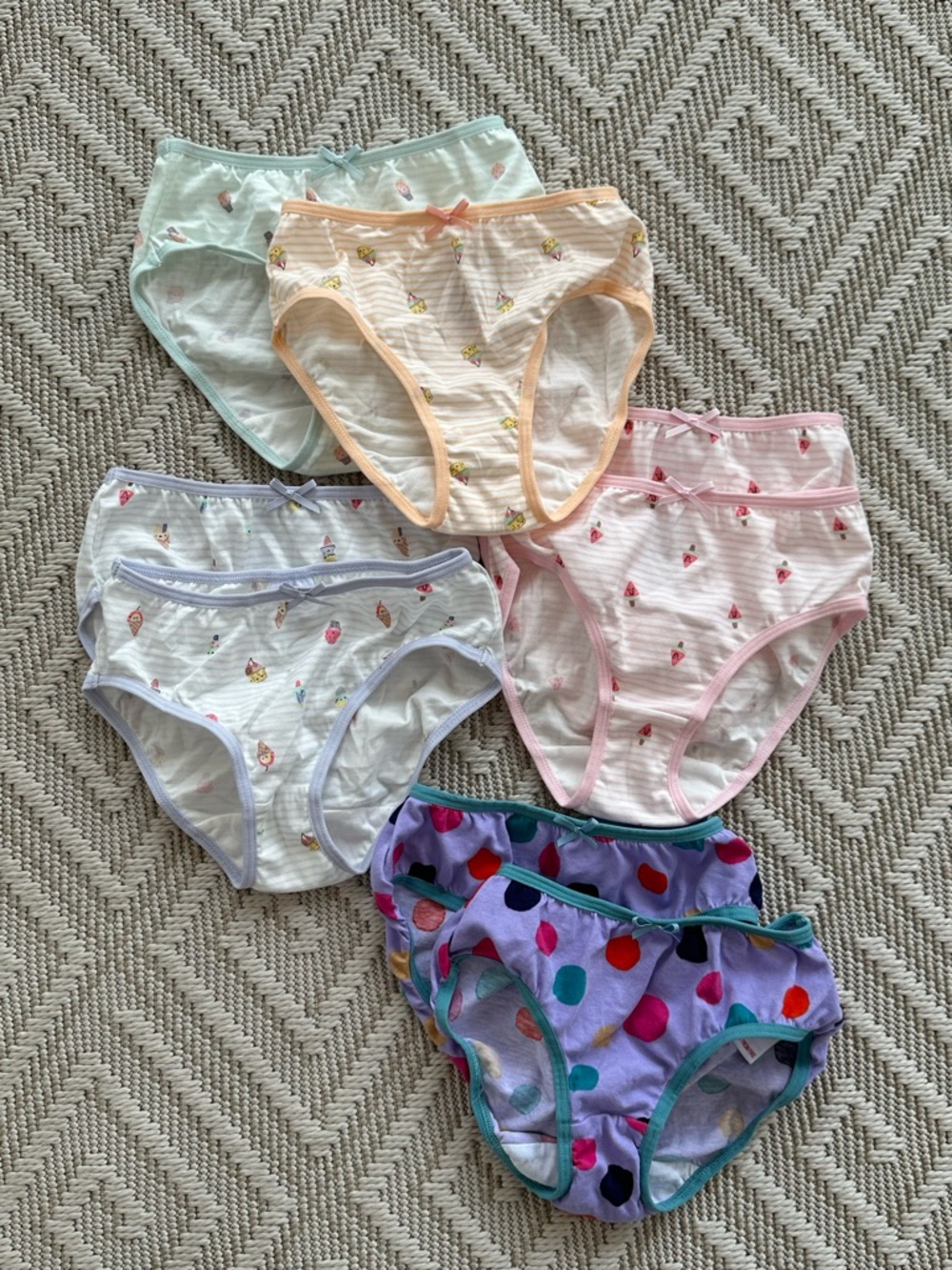 NEXT Ice Cream Print Briefs- 8 pack